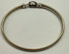 9ct gold bangle with CZ Stone