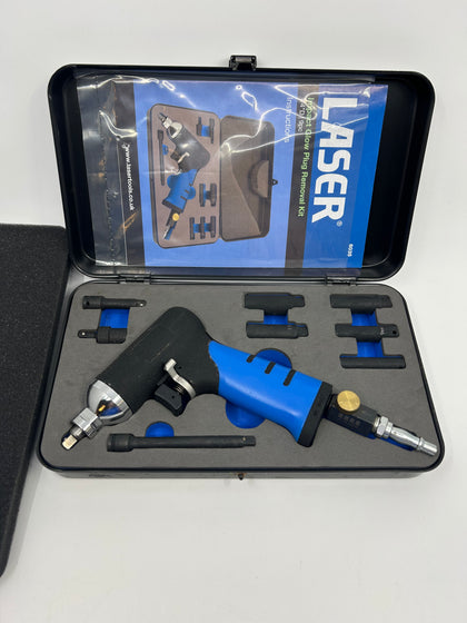 Laser 6035 Impact Glow Plug Removal Kit 9pc, Blue