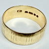 9ct yellow gold ring M 1/2