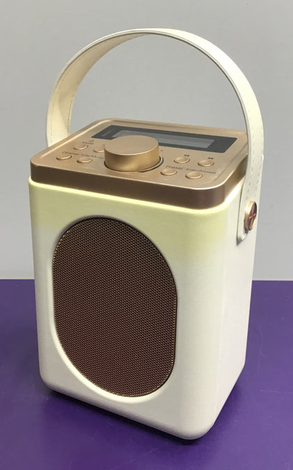 MAJORITY Little Shelford DAB FM Bluetooth Radio **ROSE GOLD / WHITE**.