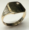 9ct gold signet ring size V