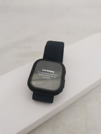 Apple Watch Series 10 (GPS), Jet Black Aluminium, 46mm Blue Loop Strap Boxed