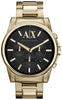 Armani Exchange Men's Gold Coloured Stainless Steel Watch AX2095