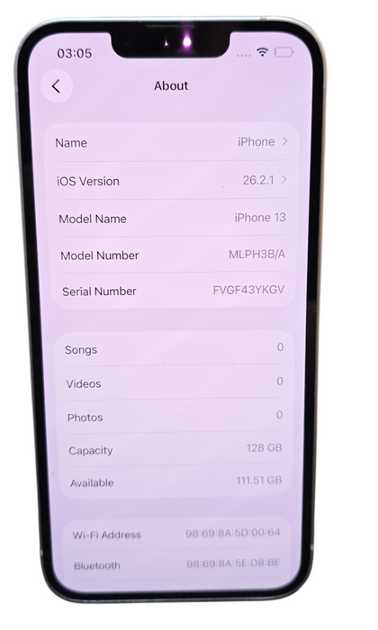 APPLE iPhone 13 - 81% Battery - 128GB