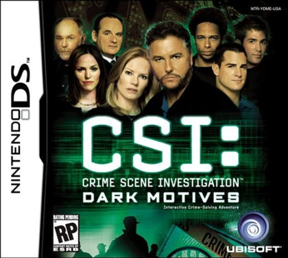 CSI: Dark Motives - Nintendo DS.