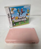 DS Lite Console, Pink, with Mario boxed game and 2 unboxed games