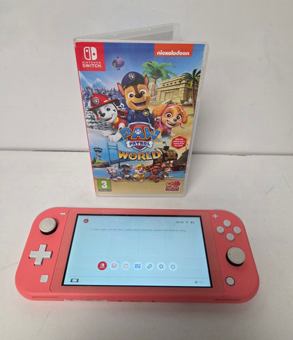 Nintendo Switch Lite - Coral & 1 Game