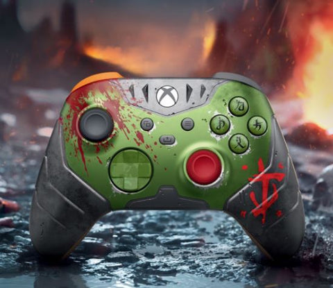 Microsoft Xbox Doom The Dark Ages Limited Edition Controller Green