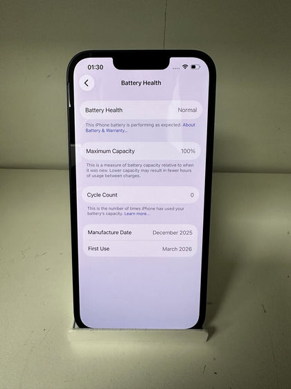 Apple iPhone 16e 128GB Black - 100% Battery Health - Great Yarmouth