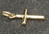 14ct Yellow Gold Small Hollow Cross Pendant