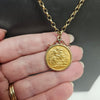 9ct Belcher chain & 1908 Full Sovereign