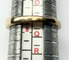9ct Gold & Diamond Wave Ring Size P