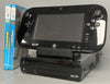 Nintendo Wii U 32GB Premium Black Console Bundle ( + Minecraft, Nintendoland ) ** Unboxed **