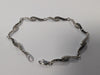 9ct white gold diamond bracelet