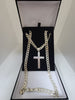 Silver Chain & Cross Pendant Hallmarked (925) 41.6g 23"