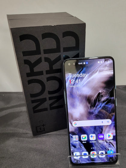 OnePlus Nord Blue Marble, 8GB/128GB, Unlocked Dual Sim, Android 12 - Boxed