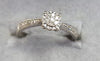 9ct White Gold Diamond Ring N1/2
