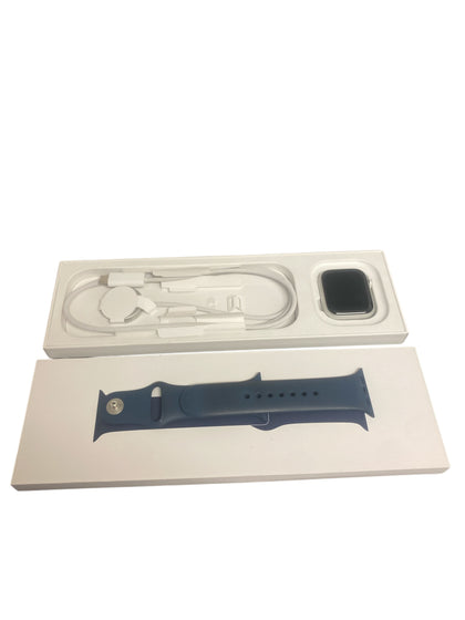 Apple Watch Series 9 GPS + Cellular 41 mm - Aluminium Silver - Sport band Blue