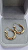 9ct gold horse shoe earrings