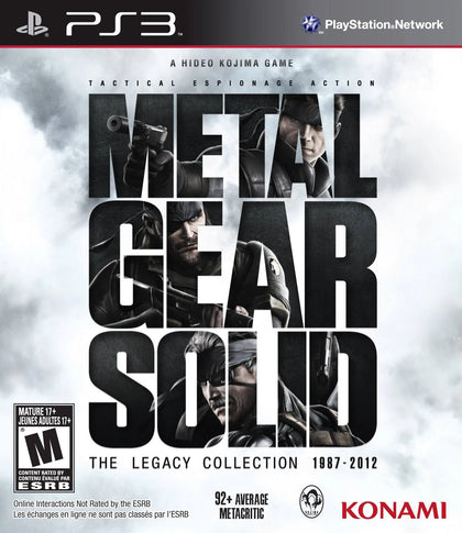 Metal Gear Solid The Legacy Collection - Playstation 3
