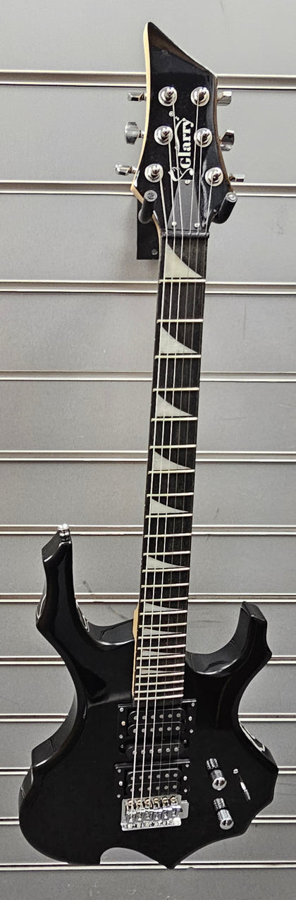 Glarry Flame Electric Guitar Hsh Pickup Shaped Electric Guitar Pack
