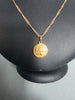 9ct GOLD NECKLACE with PENDANT (ST Christopher) 4.8G 375 18'' in Length