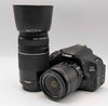 Canon EOS 600D SLR 18-55mm Digital Camera W/ Canon EF 75-300m f/4-5.6 III Black Lens, W/ Accessories