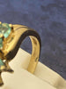 9ct Gold Ring (Size O) Apx 4.1g