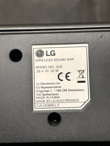 LG Sound bar SJ5 & Subwoofer SJ5W *Collection Only*