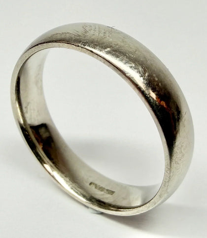 Palladium 500 wedding band ring