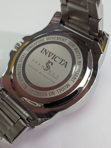 Gents Invicta Watch Silver Boxed With Tags