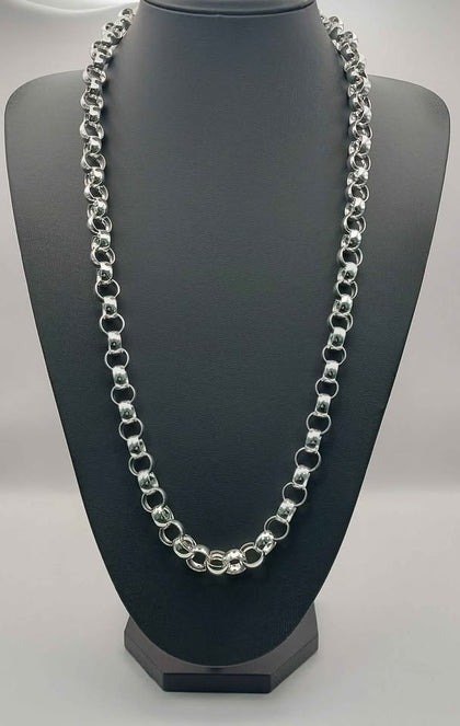 ***BRAND NEW *** 925 silver belcher style chain 87.7g 28