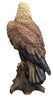 EAGLE PERCHED ON WOOD LOG, STATUE, 26" High, 11" Width, !!BRAND NEW!!