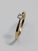 18ct Gold Diamond Ring - Size I 1/2
