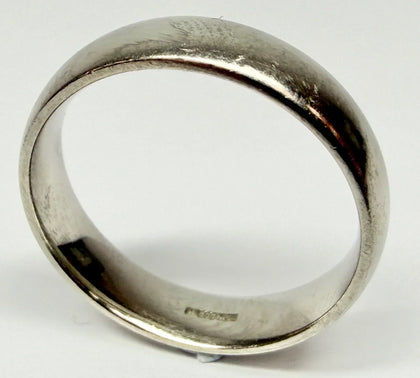 Palladium 500 wedding band ring