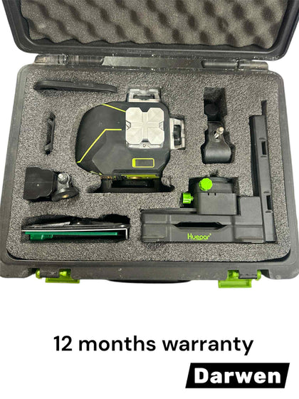 Huepar S03CG Laser Level + Case and battery