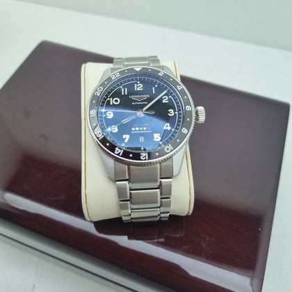 Longines Spirit Zulu Time 39mm Automatic Watch Unworn, Warranty.  Save £1300.