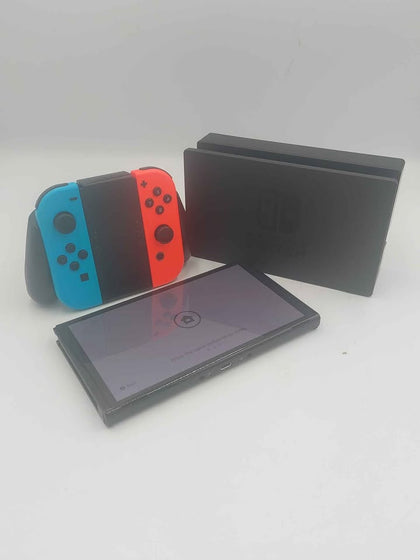 Nintendo Switch OLED Console, 64GB, Red/Blue Joycons, Unboxed