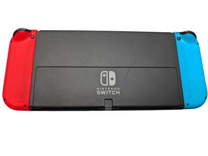 NINTENDO OLED SWITCH CONSOLE BOXED WITH OFFICIAL POWER SUPPLY/TV DOCK INC MARIO KART & SONIC ORIGINS PRESTON STORE