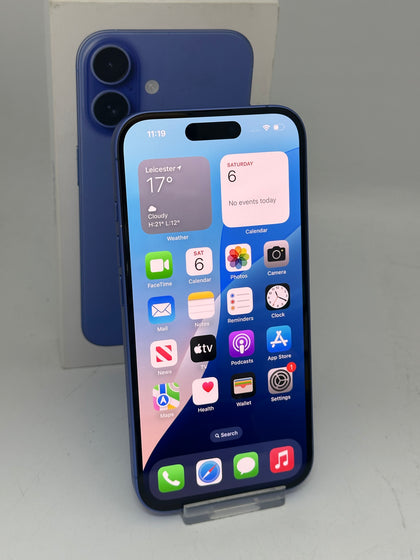 Apple iPhone 16 128GB Ultramarine BH 100% Apple Warranty 07/12/25