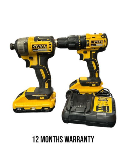 DeWalt DCK2060L2T 18V Cordless Drill and Impact Driver Twin Pack