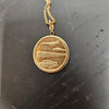 9ct St Christopher Pendant & 20" Chain