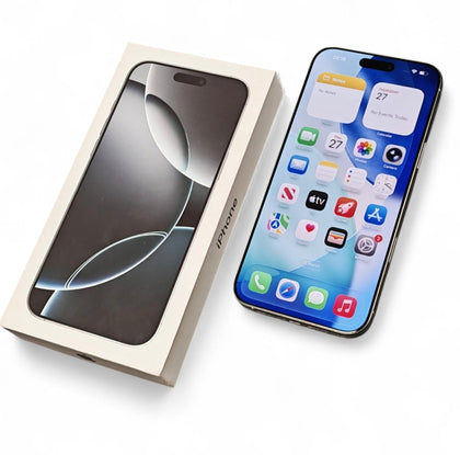 Apple iPhone 16 Pro Max 1TB Unlocked Titanium White **Boxed**