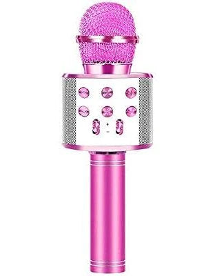 WS-858 Bluetooth Karaoke Microphone – Wireless Speaker with Echo Effect