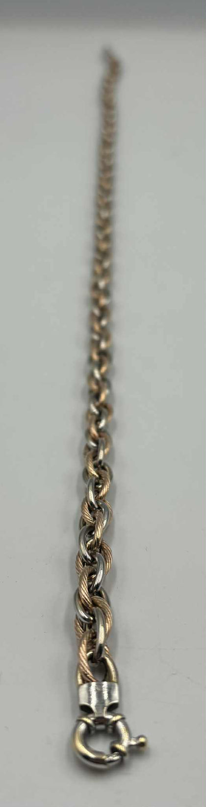9ct yelow gold rope style chain 19.6G 18'' hallmarked with box