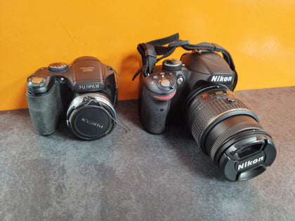 Nikon D3200 & Fujifilm Finepix s5800 Camera Bundle