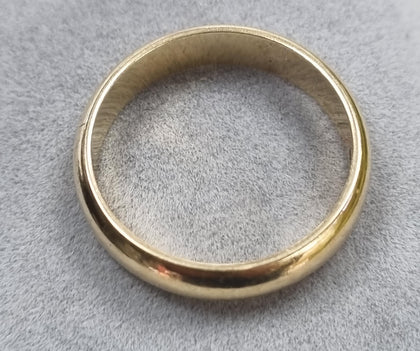 9ct Gold Wedding Ring Size T