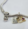 Pandora bracelet 18cm With 4 Charms