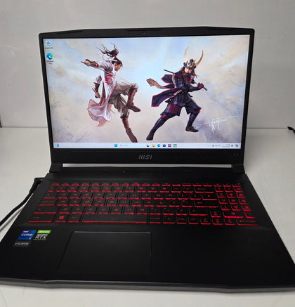 MSI Katana GF66 12u Laptop i-7 12th Gen - 1TB SSD - 16GB RAM - NVidia Ge Force RTX 3060