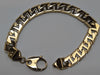 9CT GOLD DOUBLE PATTERNED BRACELET PRESTON STORE